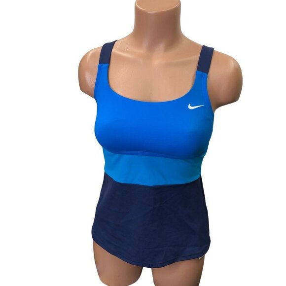 NIKE $94 TWO PIECES SWIM SUIT TANKINI &‎ BIKIN BOTTOM SM NWT - Picture 5 of 12